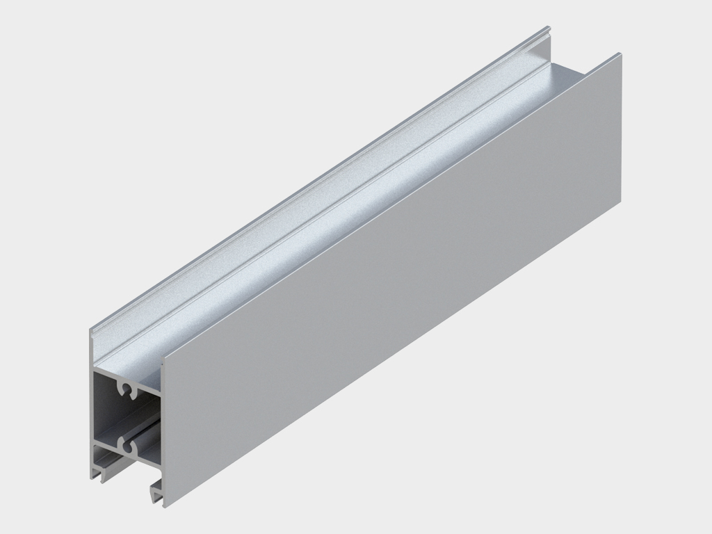 Профиль створки горизонтальный 64 × 35 мм
